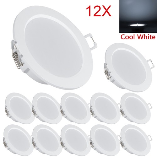 12pcs recessed led - recessed, flat