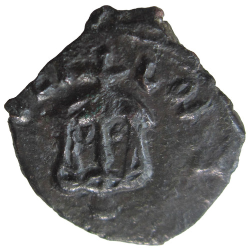 Byzantine bronze follis - bronze,