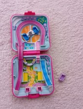 Vintage Bluebird 1989 Polly Pocket Polly's Funfair Pollyworld Fun Fair Compact