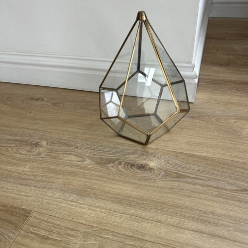 Geometric glass terrarium - geometric, box