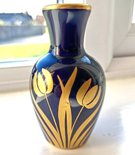 Limoges small cobalt blue and