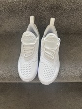 Boys Nike Air Max 270 Size 3. White 