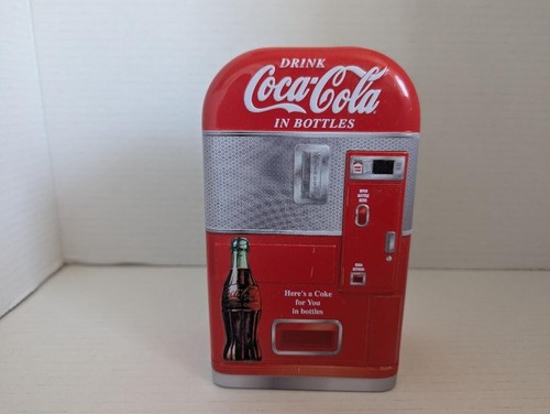 Coca cola vending machine tin - coca-cola,