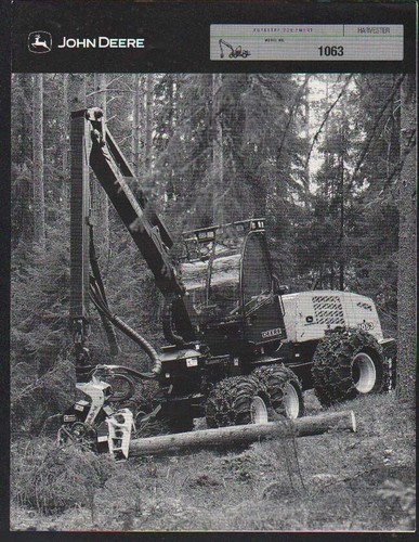 John deere 1063 - john, harvester"