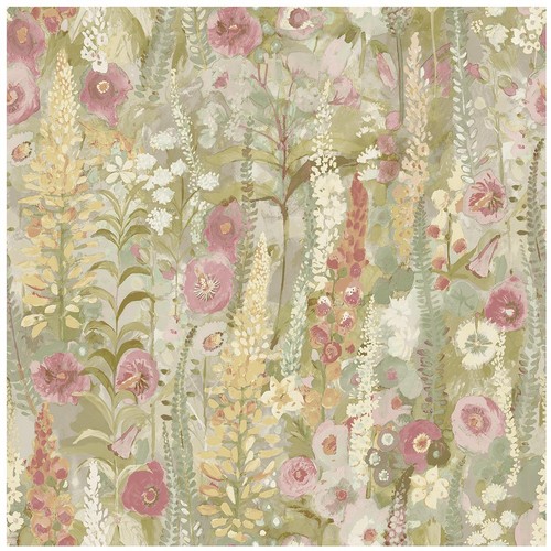 Watercolour floral wallpaper - floral,