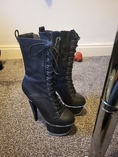 Pleaser Black Size 6. 6 Inch