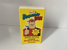 Vintage 1990’s Dandy Desperate Dan Barratt Candy Sticks Box Sweet Wrapper
