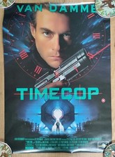 TIMECOP 1992 JEAN CLAUDE VAN DAMME ORIGINAL POSTER Video Shop 