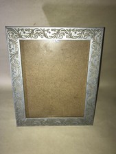 Vintage Unusual Wooden? with Aluminium Cover  9” x 7” Picture Frame