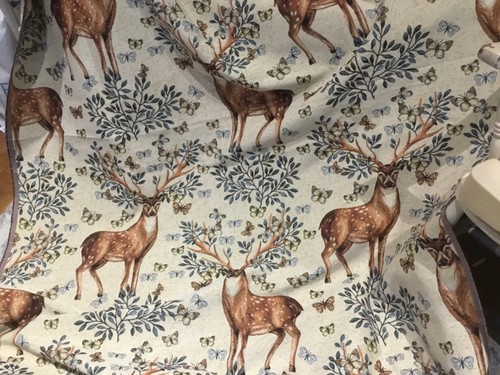 Large stags tapestry fabric - large,