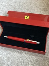 Vintage Sheaffer 500 Scuderia Ferrari Rosso Corsa Ballpoint Pen With Box - NEW