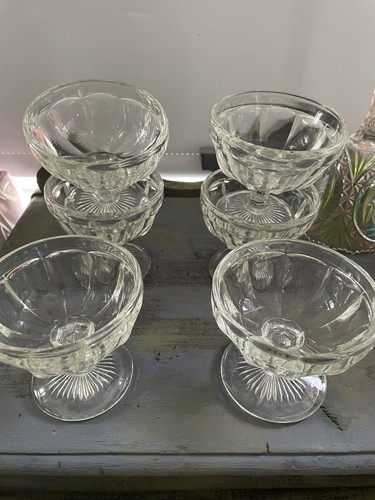 Vintage retro glass dessert - retro,