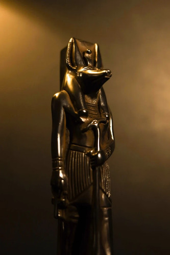 Rare pharaonic statue god - of,