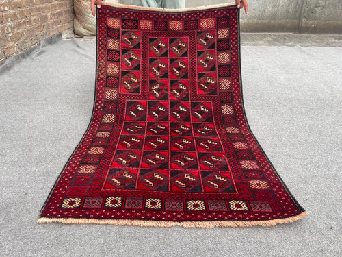 Red baluchi vintage - red,