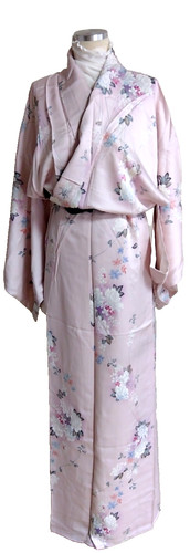 Vintage japanese houmongi - vintage,