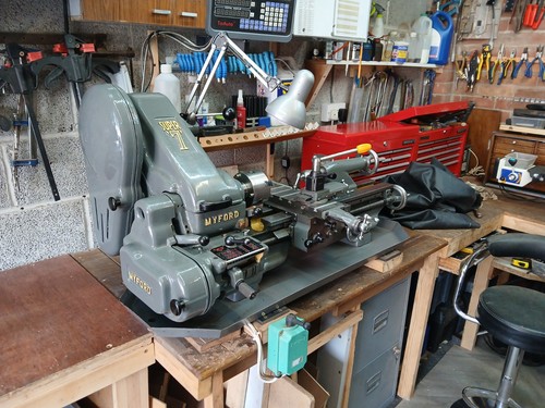 Myford super with gear box - super,