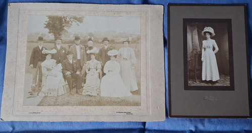 Antique photographs card - antique,