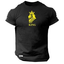 King Lion T Shirt Gym Clothing