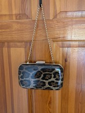 BNWOT Lipsy Leopard Clutch Shoulder Handbag