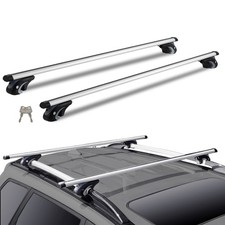 Universal Roof Rack Crossbar 48.4" Length for Vehicle w/ Raised Side Rail
