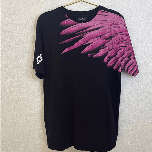 Marcelo burlon black tee with - tee,