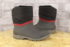 KIDS UNISEX WINTER RUBER SNOW BOOTS SIZE 5 6 / 38-39 QUECHUA USED CON