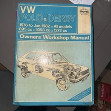 VW Polo & Derby 1976 To 1982 Haynes Workshop Manual