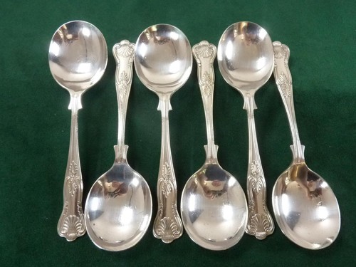 Nice vintage soup spoons - nice,