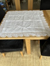 Lace Edged Tablecloth 90cm x 90cm