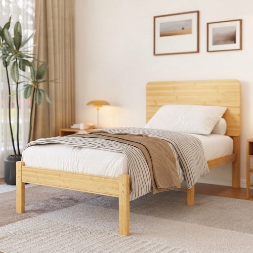 Elegant bamboo single bed - elegant,