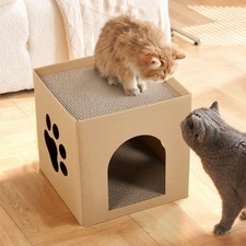 Cat Cardboard House w/2PC