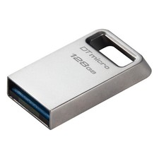 Kingston 128GB USB 3.2 Flash Drive Superspeed USB 3.0 Small Metal Memory Stick