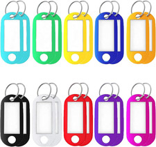 Key Tags with Labels Key Fobs