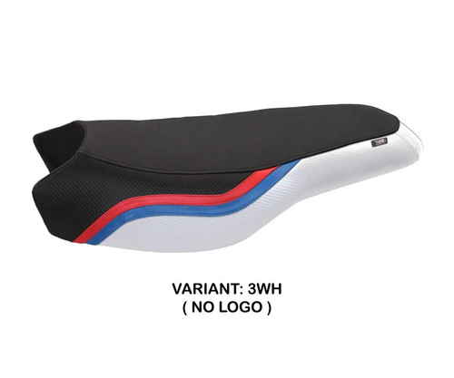 Seat saddle cover - bonn, white