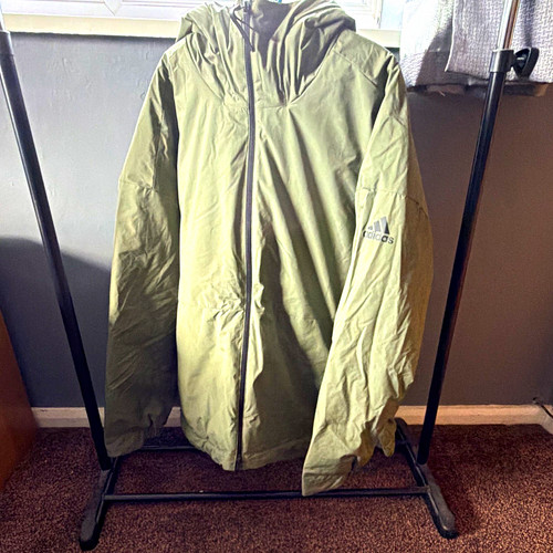 Adidas men green hooded - adidas, men's