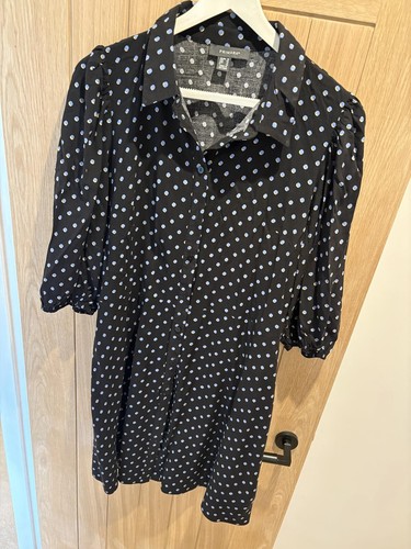 Primark black blue polka - black,