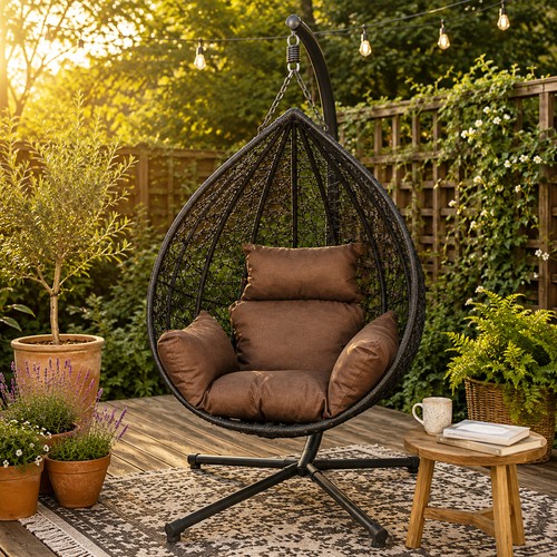 Hanging swing chair - hanging, indoor