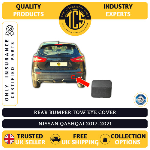 Rear bumper tow eye cover - tow,