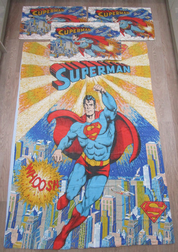 Vintage superman single duvet - superman,