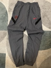 Nike Paris Saint-germain PSG Grey And Red Tracksuits Bottoms