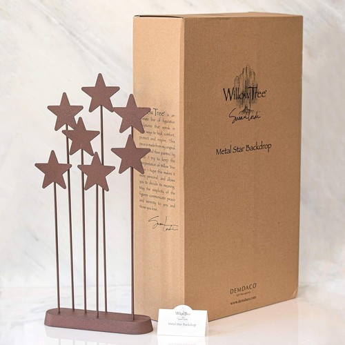 Willow tree metal star - willow,