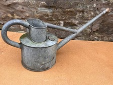 Vintage Haws Long Reach Galvanised Steel Watering Can 1 Gallon 4.5 Litre