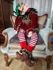 Large Jester Clown Doll Figure 80 x 45 cm  RRP £270