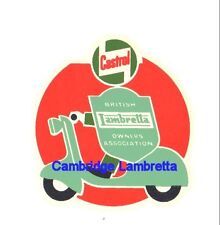 Castrol BLOA British Lambretta