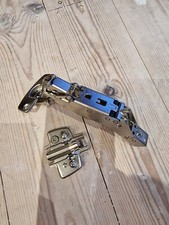 HETTICH Wide Angle Hinge Kitchen Cabinet Door Sensys 165 Nickel Plated 52 x 5.5