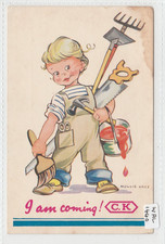 1963 Wales - Ceka Works Pwllheli Advert Card artist Mollie Grey