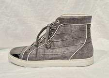 Mens Louis Leeman Gray Leather