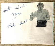 MARK  HART - PETE GRAHAM - PROFESSIONAL BOXERS - AUTOGRAPHS