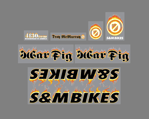 Bikes flaming war pig bmx - flaming,
