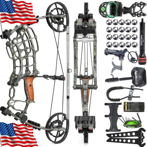 Compound bow set steel ball - set,